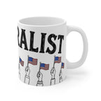The Federalist "Raise The Flag" Doodle Mug