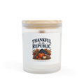 Made in USA Thankful Frosted Glass Candle, 11oz