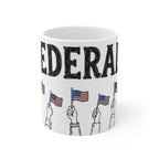 The Federalist "Raise The Flag" Doodle Mug