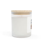 Made in USA Thankful Frosted Glass Candle, 11oz